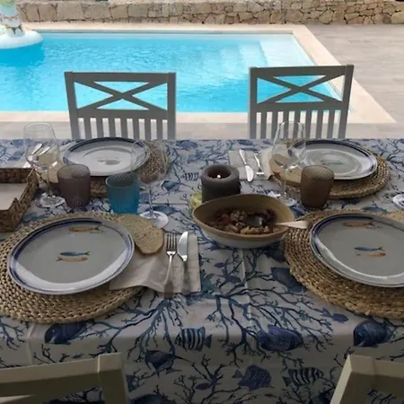 Дом отдыха Vista Mare Con Piscina A - Baia Sant'anna *