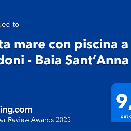 Дом отдыха Vista Mare Con Piscina A - Baia Sant'anna